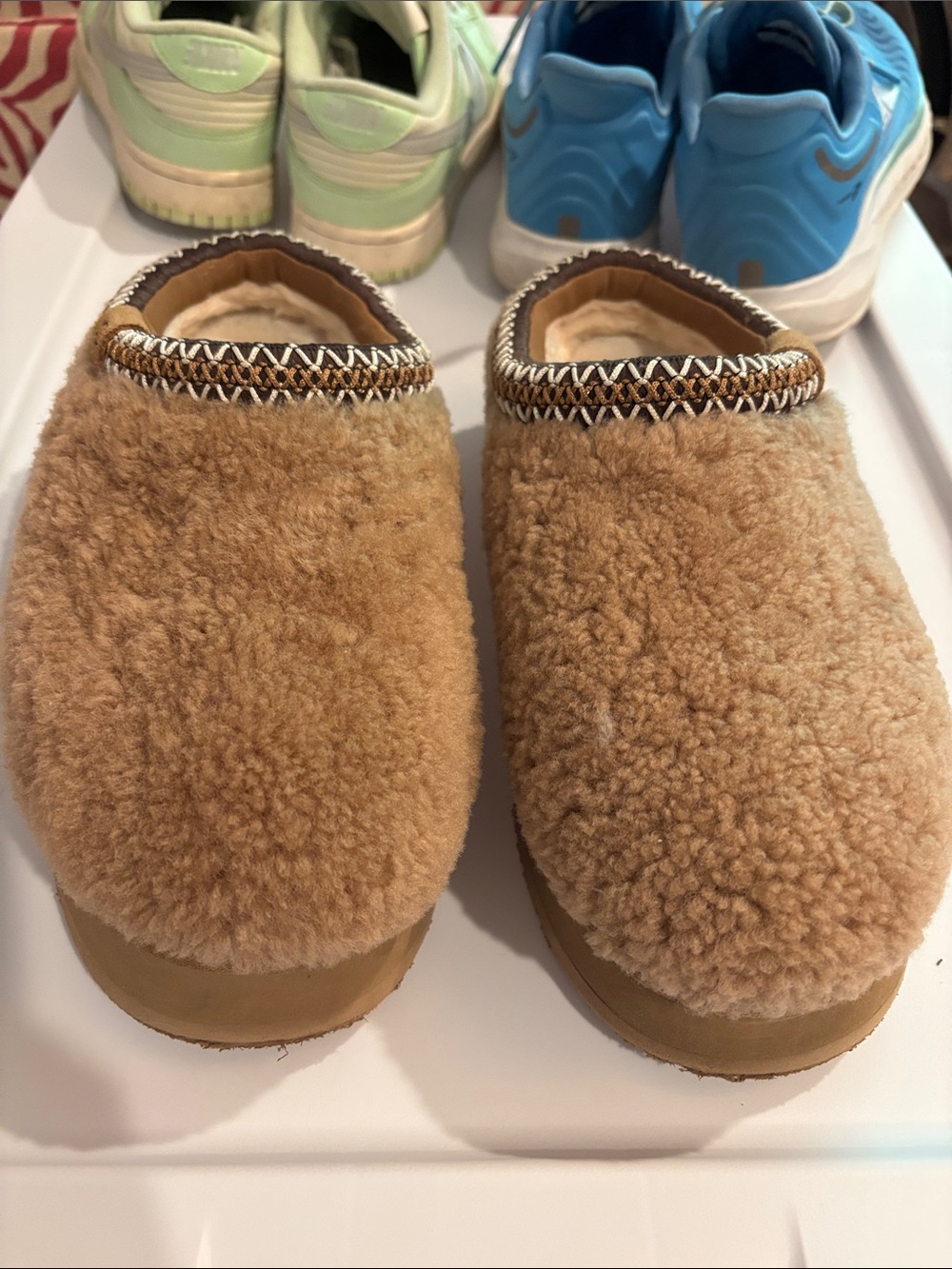 Ugg Shearling Slip-On Clogs platforms